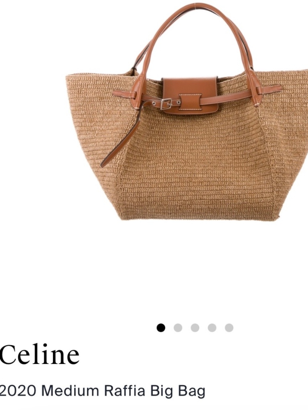 * ISO* Celine 2020 Raffia Big Bag -Searching for item